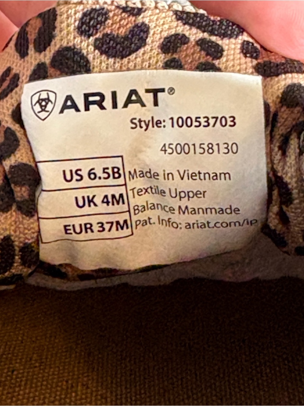 Ariat Women's Hilo Shoes in Tan Corduroy size 6.5 Slip on Comfort Boat Shoe - Picture 8 of 9